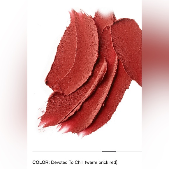 NWB💄MAC Powder Kiss Lipstick 👄💄 COLOR: Devoted To Chili (warm brick red)💋 - Picture 3 of 9